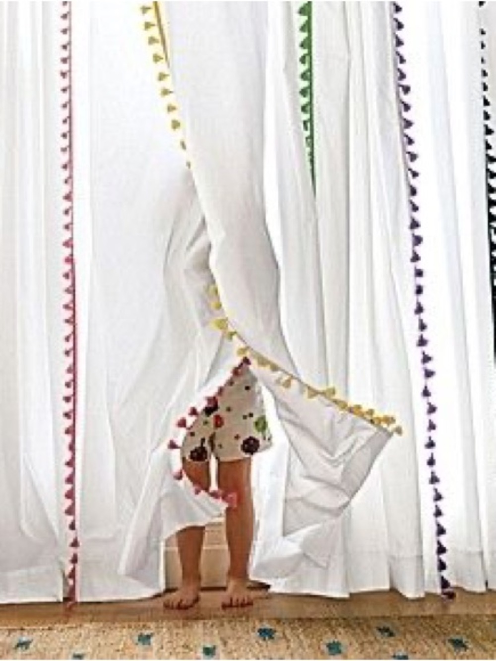 Serena & Lily French Tassel Curtain Sheers